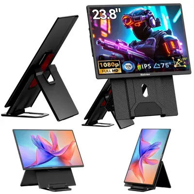 Blackview Table 10 Screen Extension, Ultra Thin 23,8" FHD IPS Eye Care Portable Monitor, for Laptop/PC/Mac/PS/Xbox/Switch