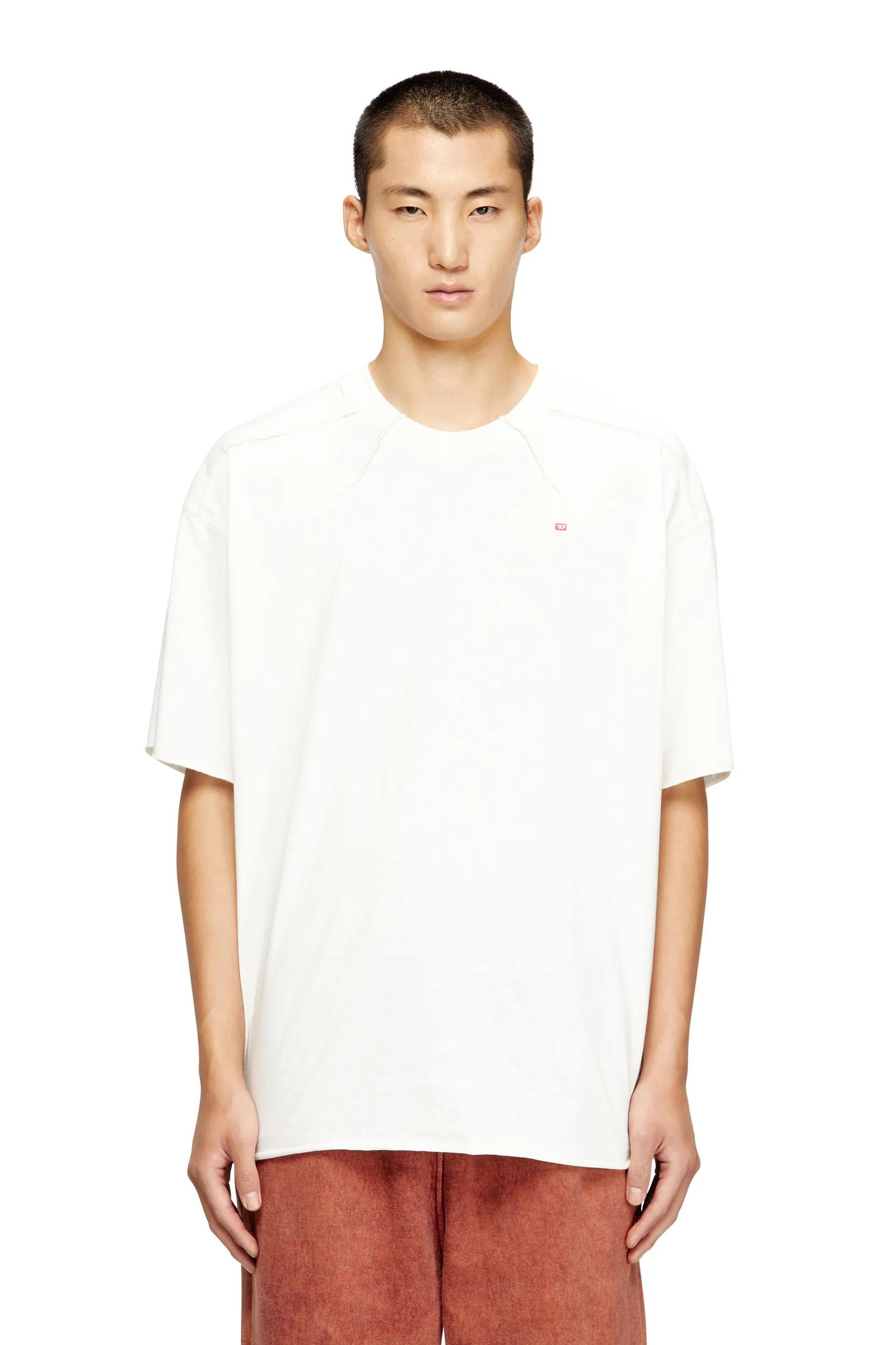 Cotton T-shirt with micro embroidery