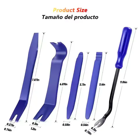 Car Hand Tool Set Car Disassembly Tool Kit Stereo Repair DVD Repair Tool Dashboard Removal Tool Interior Plastic Trim Panel