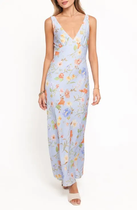 Lunaria Floral Print Sleeveless Dress