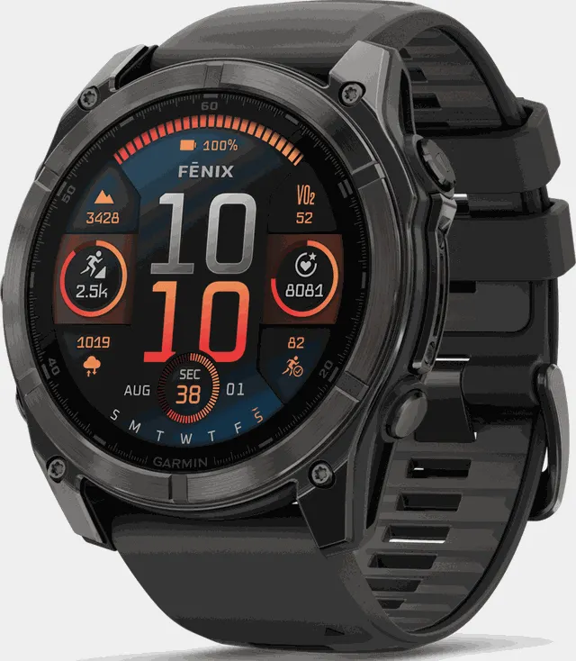 fenix 8 – 51mm, AMOLED, Sapphire, Titanium, smartklokke - Grå