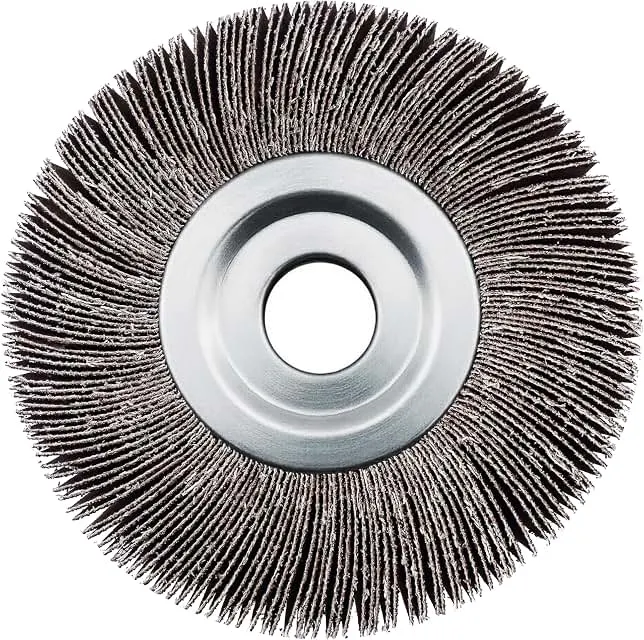 6" x 2" Aluminum Oxide Center Hole Flap Wheel with 1" Arbor Hole, Perfect for Woodworking Grinding Polishing Rust Paint Removal (60#)