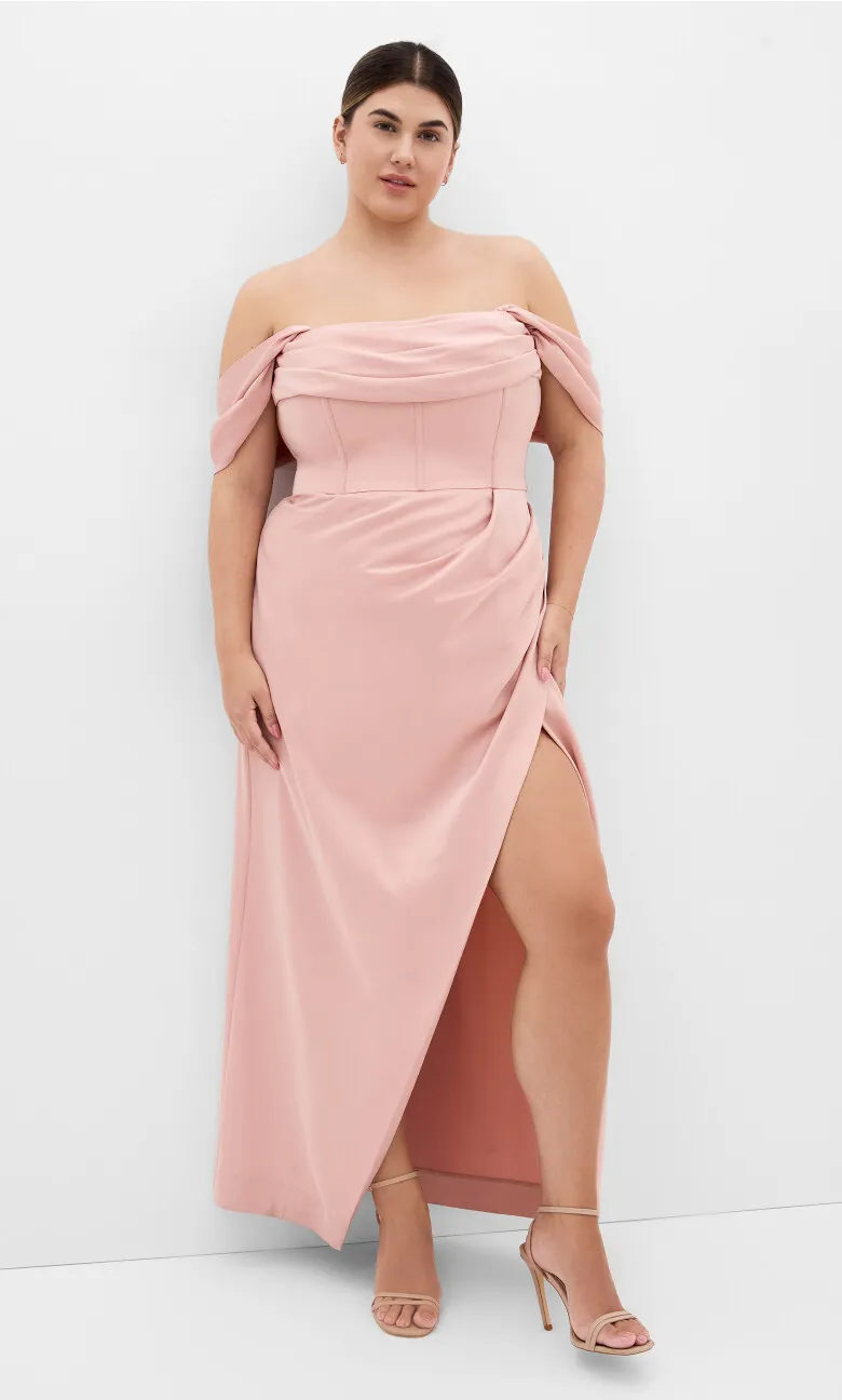 Forbidden Love Maxi Dress - ballet pink