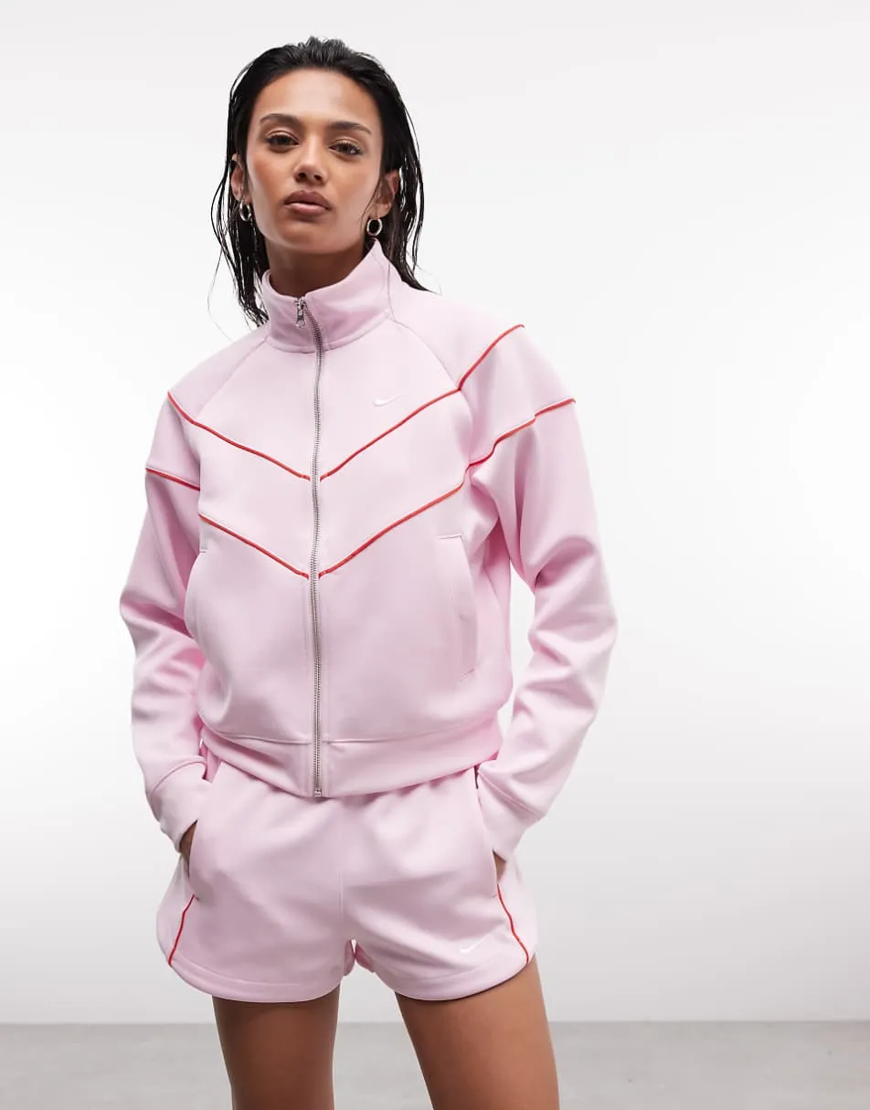Nike Woven Windrunner Co-ord In Pink