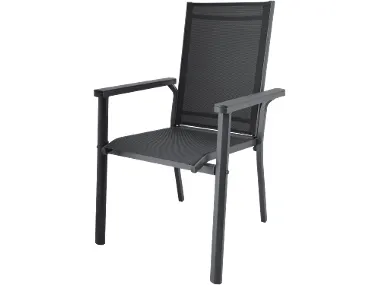 Silla apilable aluminio Houston