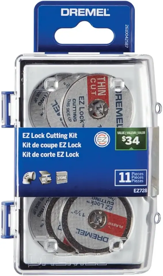 Dremel EZ728-01 11-Piece EZ Lock Cutting Accessory Micro Kit