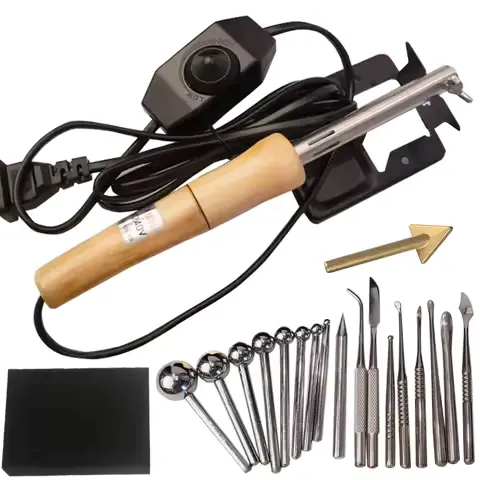 Fabric Flowers Ironing Tool Set 8-18 Heads Soldering Iron 220V/110V DIY Artificial Flower Making Tool Ironing Machine