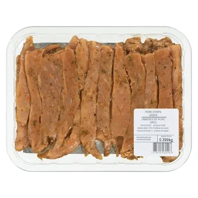 Pork Strips Greek Seasoned