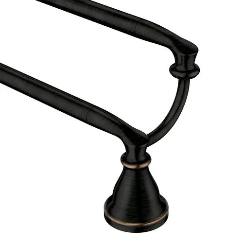Moen® Hilliard™ 24" Mediterranean Bronze Double Towel Bar