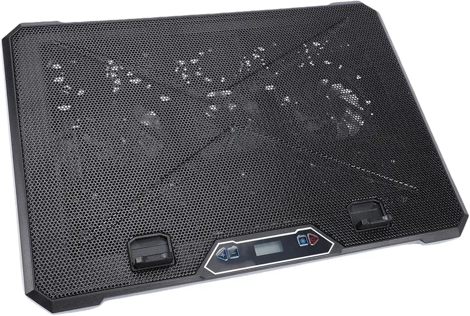 VBESTLIFE RGB Laptop Cooler for 12-19 Inch Gaming Laptops, 10 Powerful Turbo Fans with 5 Adjustable Speeds, 8-Level Height Adjustable Stand, 2 USB Ports (14 Fans)