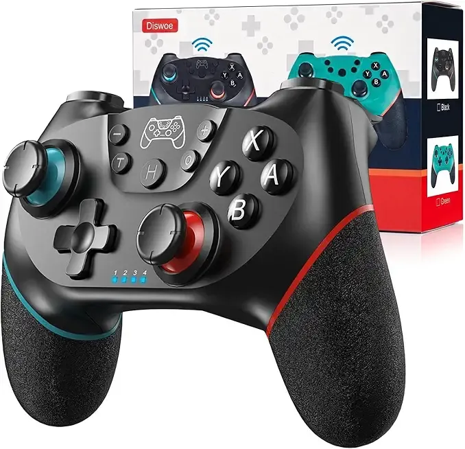 Upgraded Wireless Controller for Switch 1/Lite/OLED/Switch 2 Pro Controller for Switch PC Hall Joystick Gamepad Supports Wake up, Gyro Axis, Turbo, Dual Vibration and Screenshot Function