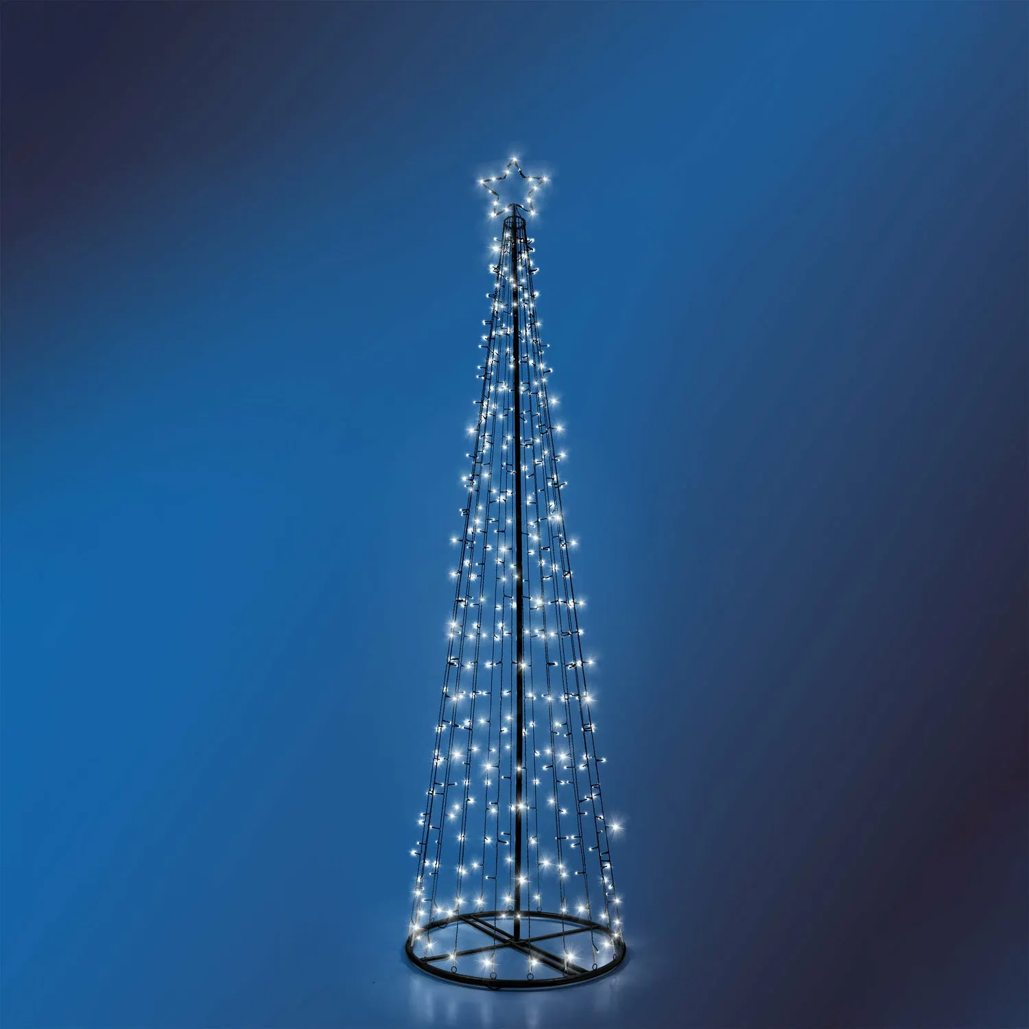 Albero di Natale Luminoso 276 Led Bianco Freddo