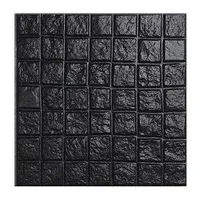 Cerámica interior y exterior negro 40 x 40 cm