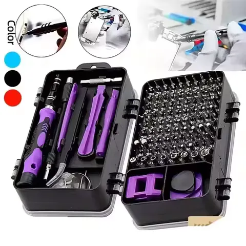115-in-1 Mini Precision Screwdriver Set for Car Computer PC Mobile Phone and Device Repair Insulated Hand Home Tools