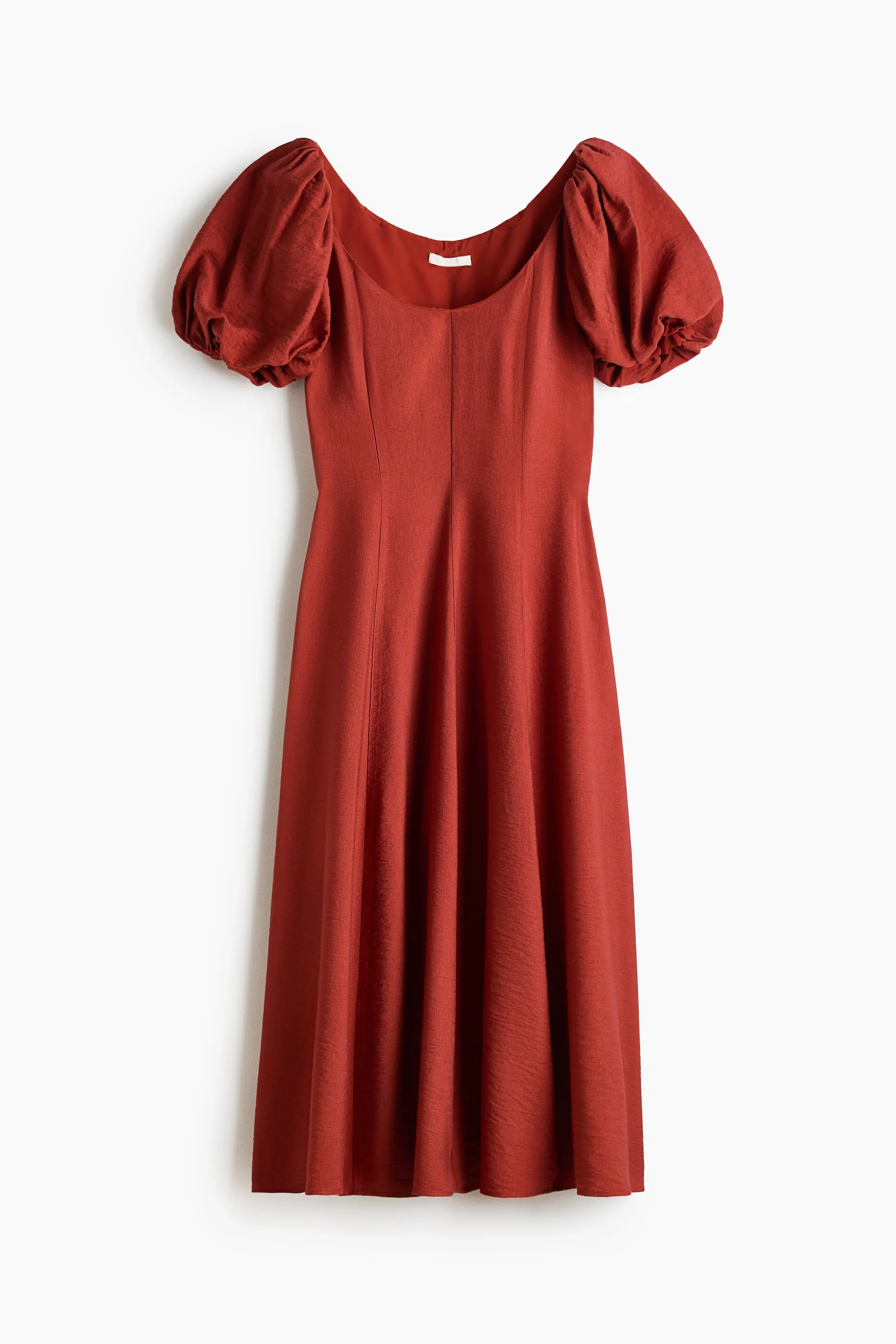 Vestido con mangas globo