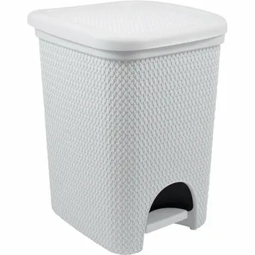 Pattumiera Intreccio Bianca 18 litri