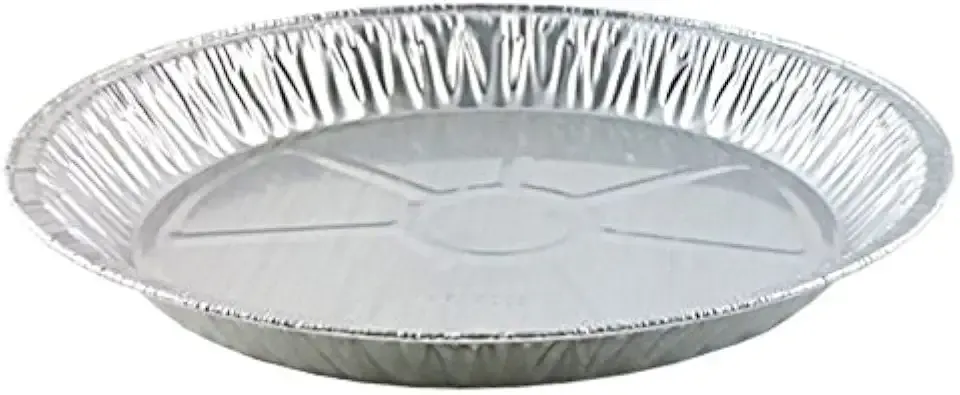 Handi-Foil 12" Aluminum Foil Pie Pan Extra-Deep Disposable Tin Plates (Pack of 12)
