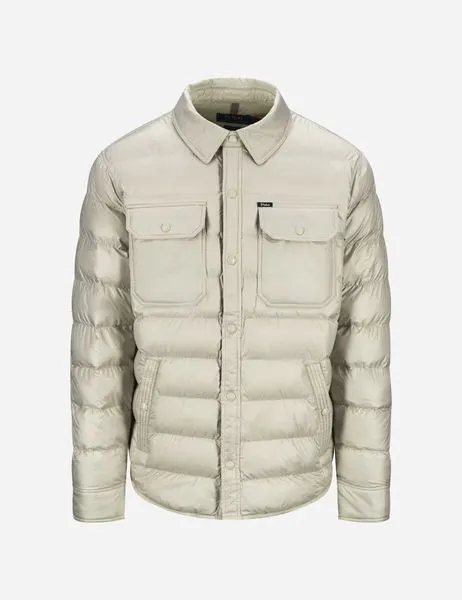 Colden Quilted Shirt Jacket Classic Stone