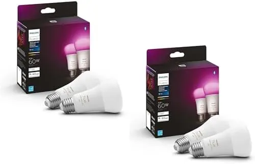 Philips HueWCA 9.5W A19 E26 2P US - Pack of 2