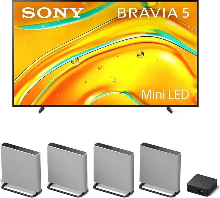 Sony K98XR50 98 Inch Bravia Mini LED 4K HDR Google TV with a HT-A9M2 4.0.4 Ch BRAVIA Theater Quad Soundbar (2025)