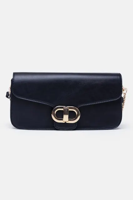 Handtas recht met drukknop