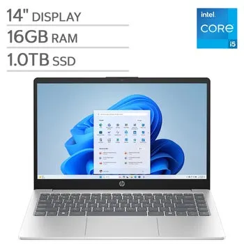 HP 14" FHD Laptop - Intel Core i5-1334U - 1920 x 1080 - 16GB Memory - 1TB SSD - Windows 11 Home