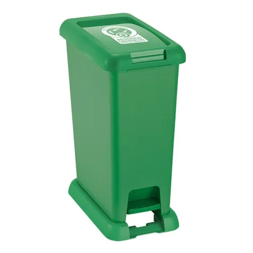 Basurero Rimax con pedal 20 lt verde