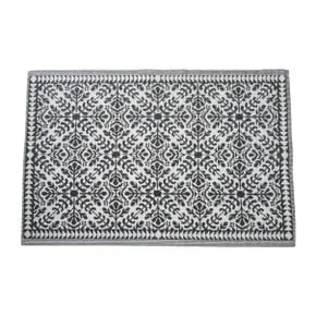 Buitenkleed ethnic - zwart - 120x180 cm