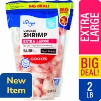 Kroger® Extra Large Shrimp Cooked Peeled and Deveined Tail On BIG DEAL!