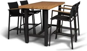 Tierra Outdoor 4-zits barset Ada met Rustiek aluminium antraciet