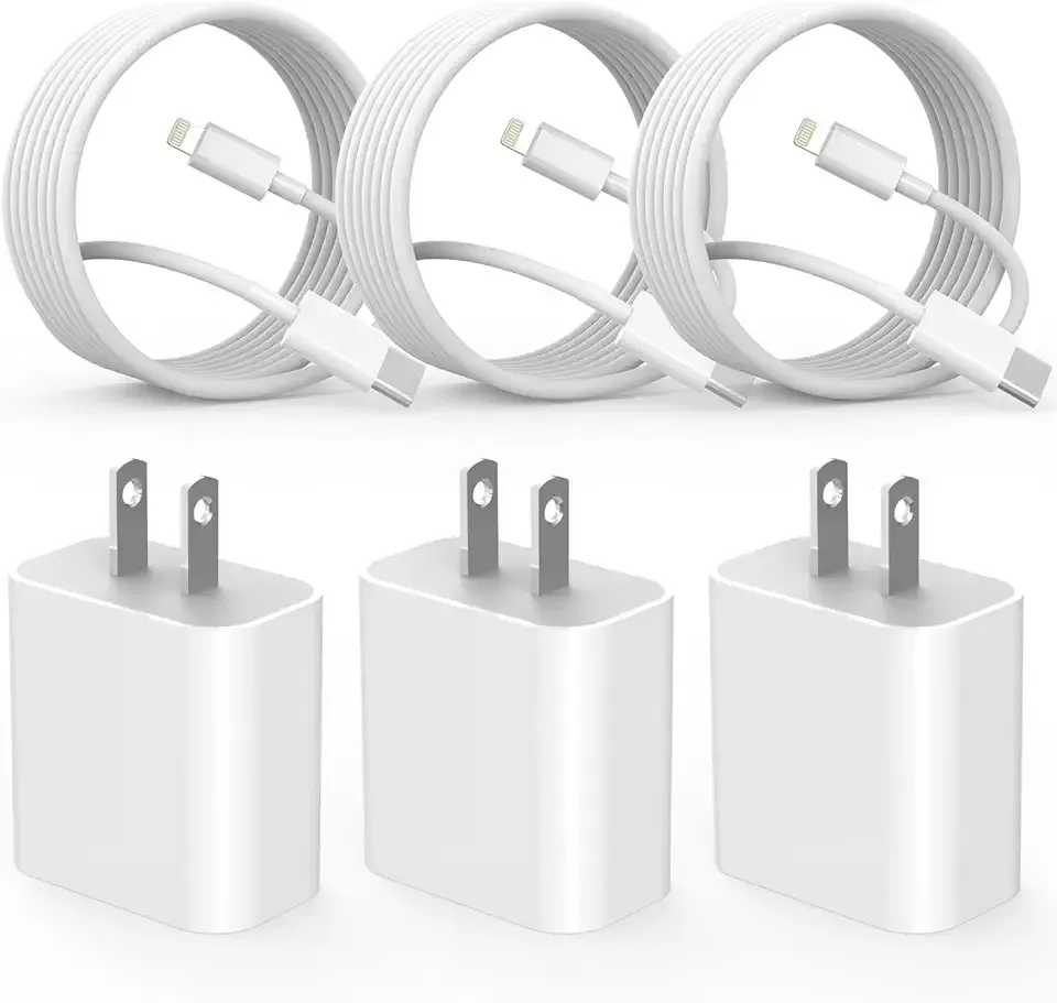 Fast Charger iPhone,i Phone Charge Cable,3Pack iPhone Charger Fast Charging 6Foot Phone Charging USB C Charge Adapter 6FT Type C to Lightning Cable for iPhone 14 Pro Max/14 Plus/13/12 Mini/11/10/XS/SE