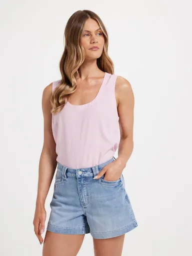 Just Jeans Amaze High Rise Slant Pocket Short