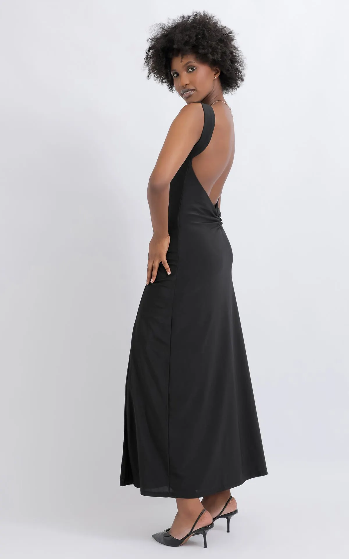 ITY Deep V Back Gown