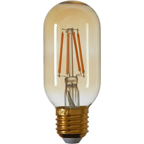 E27 Ledlamp Luce amber 4 Watt 4,5x10 cm staaf