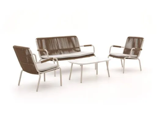 Bellagio Caronia stoel-bank loungeset 4-delig
