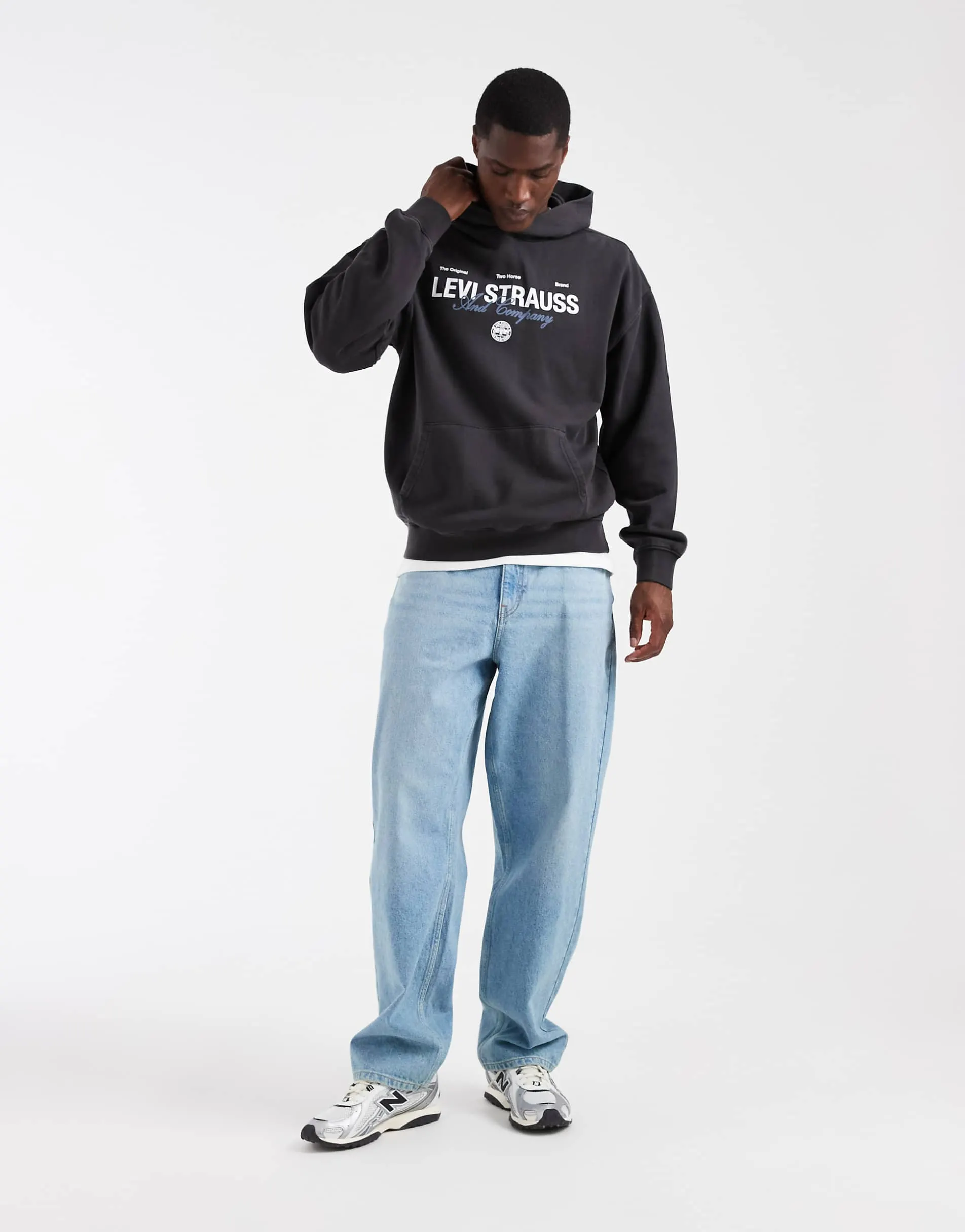 Levi's sunset graphic hoodie in black