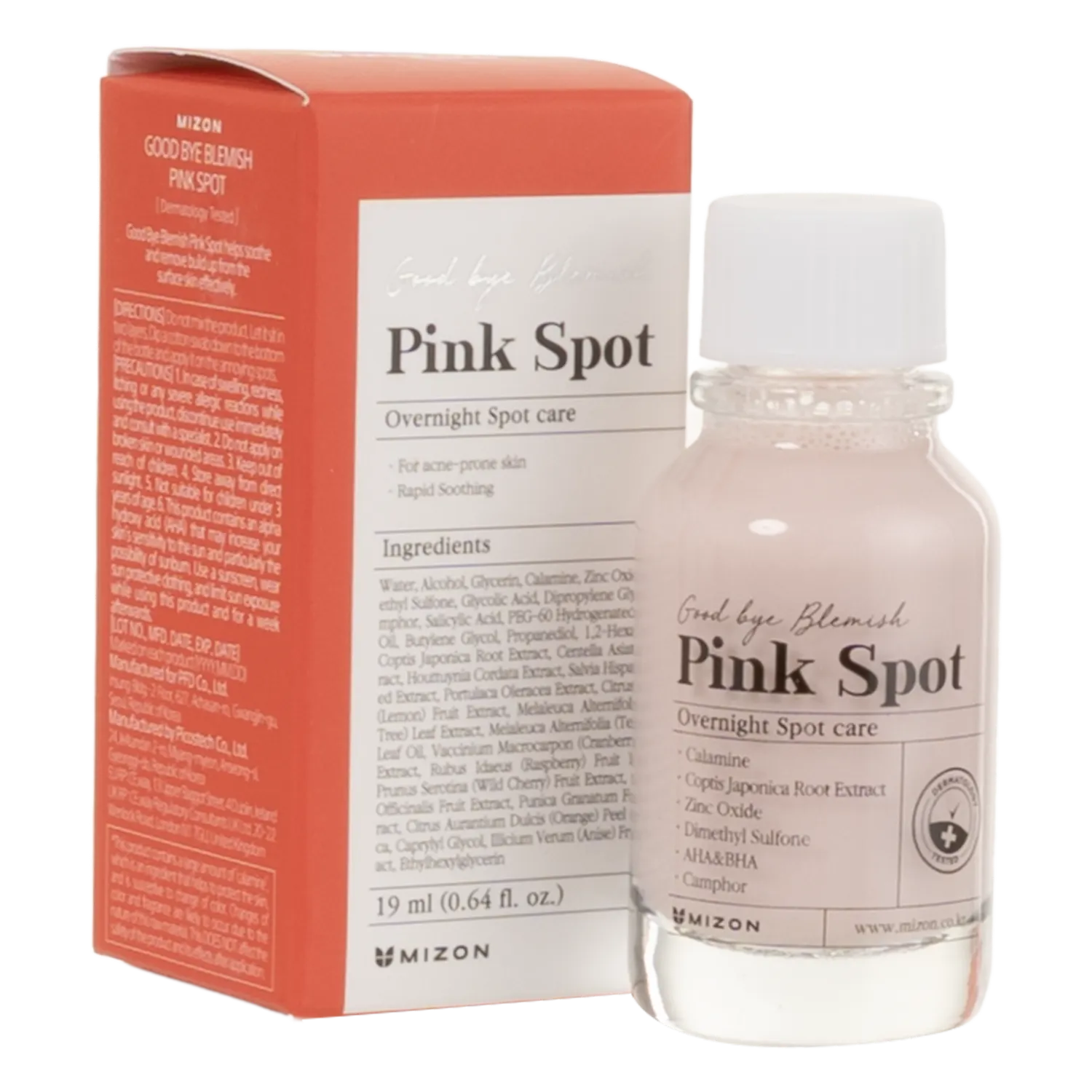 Tratamiento Facial Adiós Imperfecciones Pink Spot MIZON 19 Ml