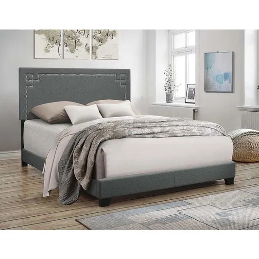 Ishiko Queen Size Bed by Acme Furniture - Gray