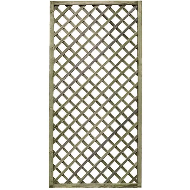 Pannello di recinzione in legno marrone CERLAND PREMICES L 90 x H 180 cm, spessore 30 mm
