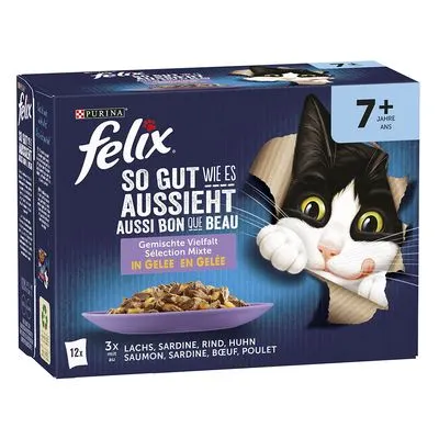 Felix Tendres Effilés Senior 24 x 85 g pour chat