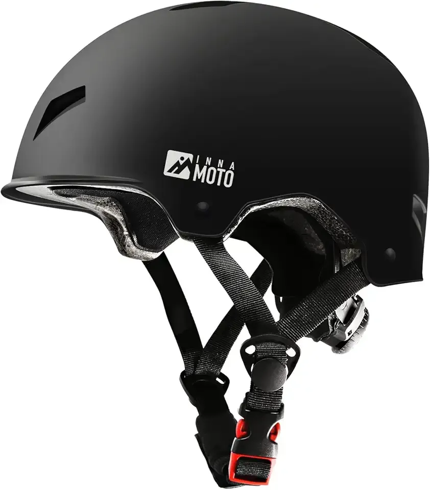 Skateboard Helmet for Adults - Adjustable Certified Safety Adults Helmet for Skateboarding Bike Bicycle Scooter Cycling Skate Skating Multisport Helmets for Women Men Boys Girls Kids Youth