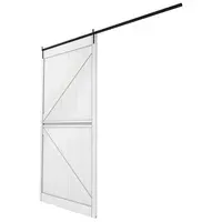 Puerta granero PVC blanca 100 x 215 cm