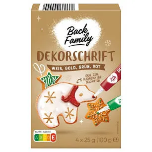 Dekorschrift Glitter 100 g