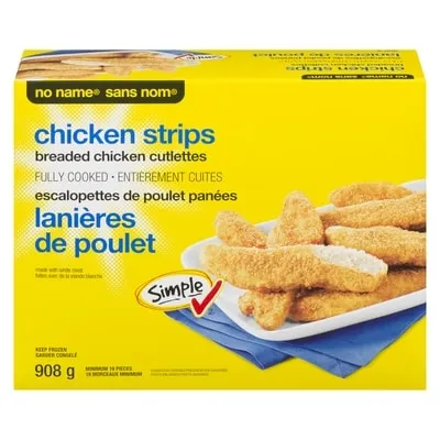 Breaded Chicken Cutlettes Chicken Strips