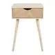 Table de chevet MARQUET bois naturel 40x50x30cm