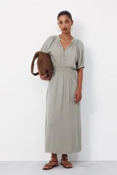 Vestido manga corta