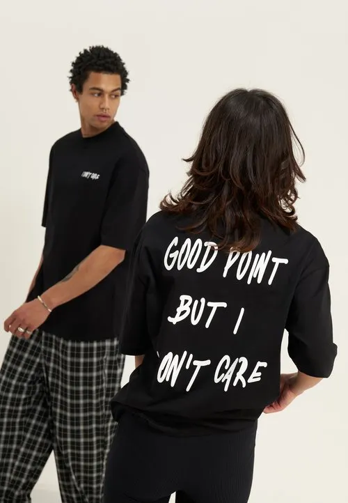 REGULAR FIT - T-shirts med print - black