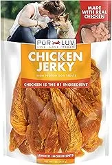 Pur Luv Chicken Jerky Dog Treats, Made wit…