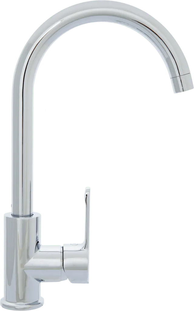 Grifo de cocina monomando caño alto en "C" TEKA ML 915cromado
