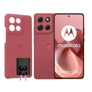 Celular Motorola G86 8GB 256GB Cereza